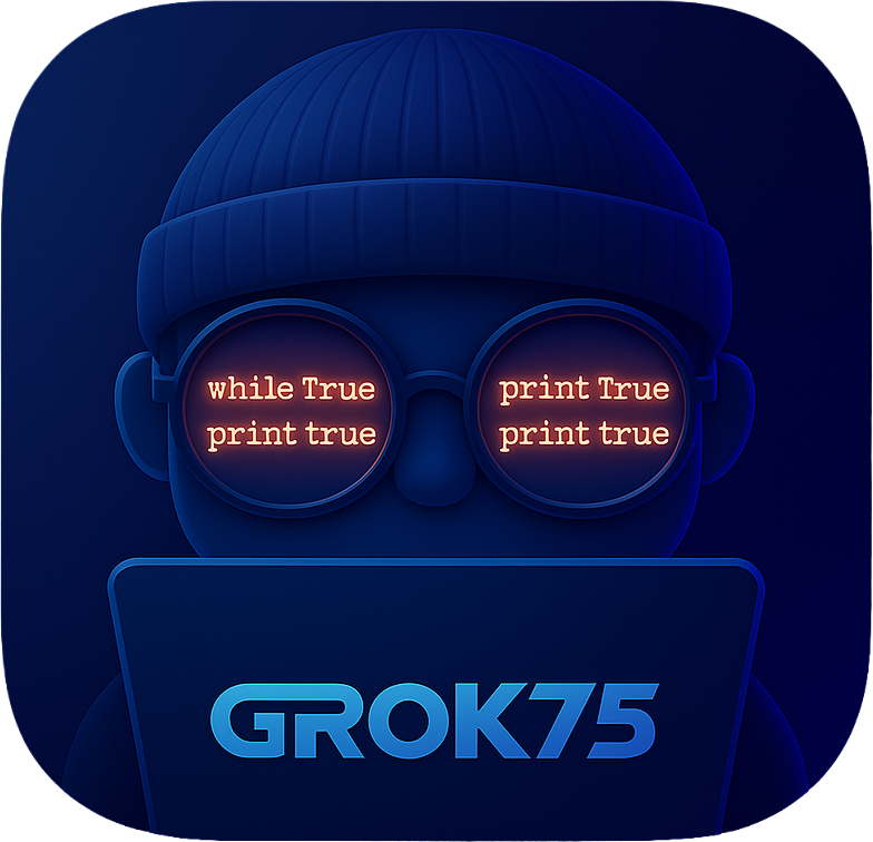 Grok75 App Icon